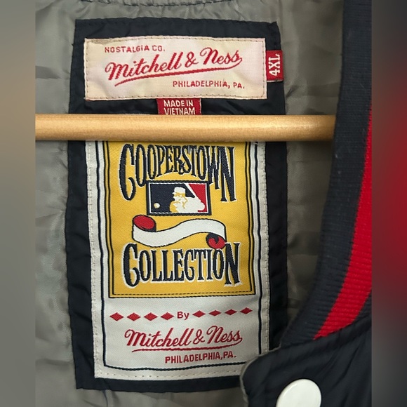 Mitchell & Ness Cooperstown Boston RED SOX mens 4Xl puffer vest - Picture 2 of 5